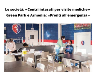 Le società «Centri intasati per visite mediche» Green Park e Armonia «Pronti all'emergenza»